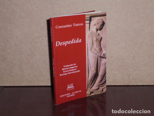 books: DESPEDIDA - Tsatsos, Constantino