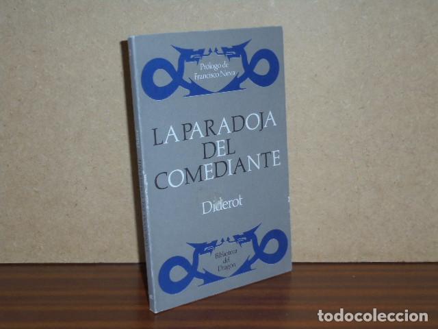 Livres: LA PARADOJA DEL COMEDIANTE - Diderot