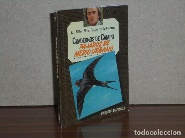 Libros: CUADERNOS DE CAMPO 15 - P&Aacute;JAROS DE MEDIO URBANO - Rodr&iacute;guez de la Fuente, F&eacute;lix