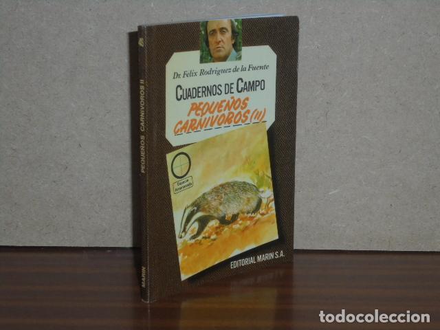 Libros: CUADERNOS DE CAMPO 49 - PEQUE&Ntilde;OS CARN&Iacute;VOROS II - Rodr&iacute;guez de la Fuente, F&eacute;lix
