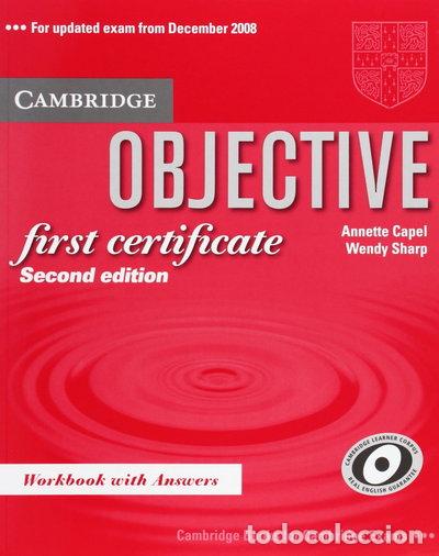 Libros: Objective First Certificate Workbook with answers- 9780521700672