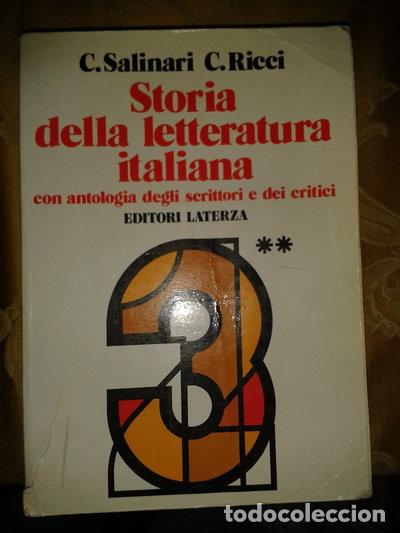 Libros: Storia della letteratura italiana- 9788842102076