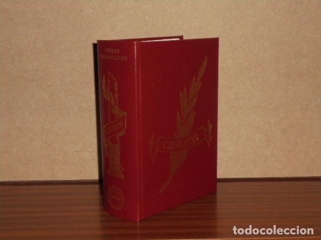 Libros: OBRAS INMORTALES - El ingenioso hidalgo don Quijote de la Mancha - La Gitanilla - La ilustre fregona