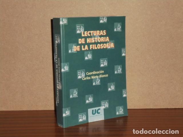 Libros: LECTURAS DE HISTORIA DE LA FILOSOF&Iacute;A - VV. AA. - Coordinador: Carlos Nieto Blanco