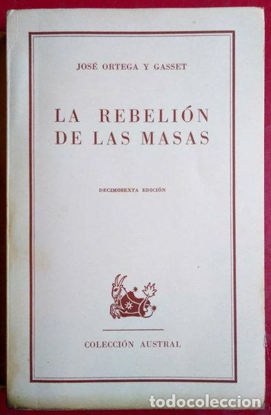 Libri di seconda mano: La rebeli&oacute;n de las masas- 8432715053330