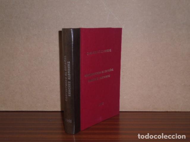 Libri di seconda mano: CONTESTANDO AL ESPA&Ntilde;OL S&Aacute;NCHEZ ALBORNOZ - Basa&ntilde;ez, Jes&uacute;s