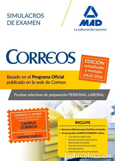 B&uuml;cher: Personal Laboral de Correos y Tel&eacute;grafos. Simulacros de Examen- 9788490936627