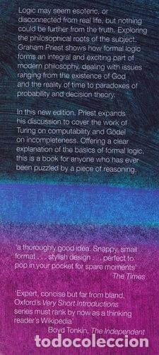 Libros: Logic: A Very Short Introduction- 9780198811701