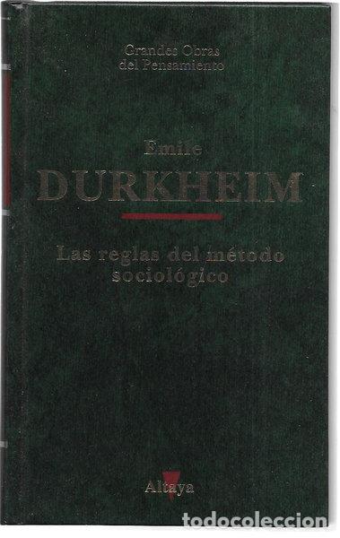 Libros: Las reglas del m&eacute;todo sociol&oacute;gico- 9788448701833