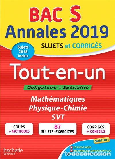 books: Annales Bac 2019 Tout-en-un Terminale S- 9782017013884