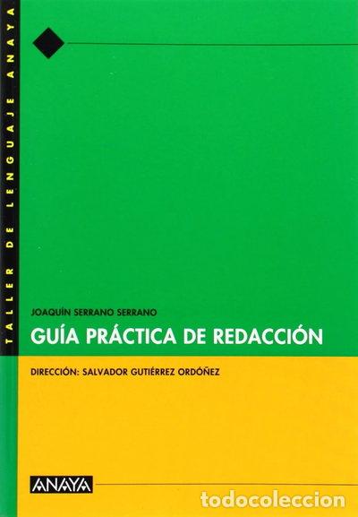 books: Gu&iacute;a pr&aacute;ctica de redacci&oacute;n- 9788466716055