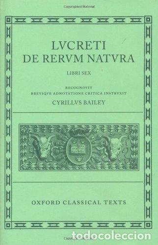 Livres: De Rerum Natura- 9780198146247