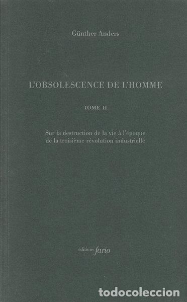 Libros: L'obsolescence de l'homme: Tome 2- 9782953625820