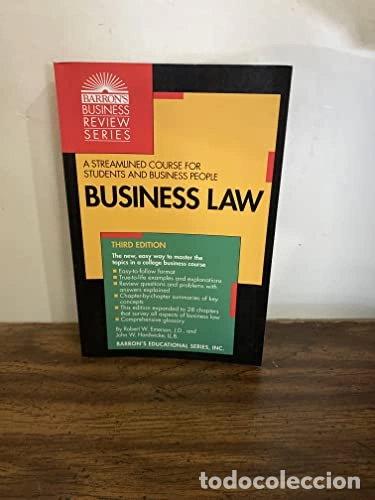 Libros: Business Law- 9780764101014