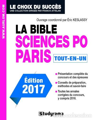 Libros: La bible Sciences Po Paris- 9782759032938