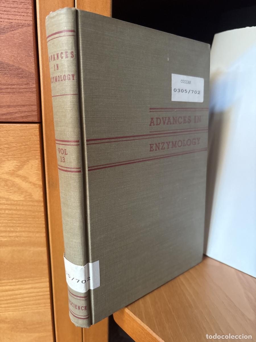 Livros em segunda m&atilde;o: ADVANCED IN ENZYMOLOGY AND RELATED SUBJECTS OF BIOCHEMISTRY. VOLUMEN XIII - TDK384
