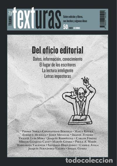 Libros: Texturas 50: Del oficio editorial- 9788418941900