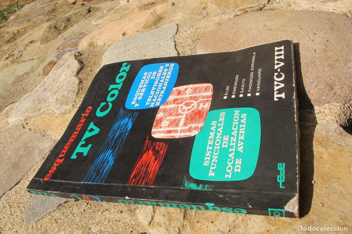 Libros: ESQUEMARIO TV COLOR TVC -VIII ESQUEMAS Y SERVICIOS DE TELEVISORES NACIONALES Y EXTRANJEROS