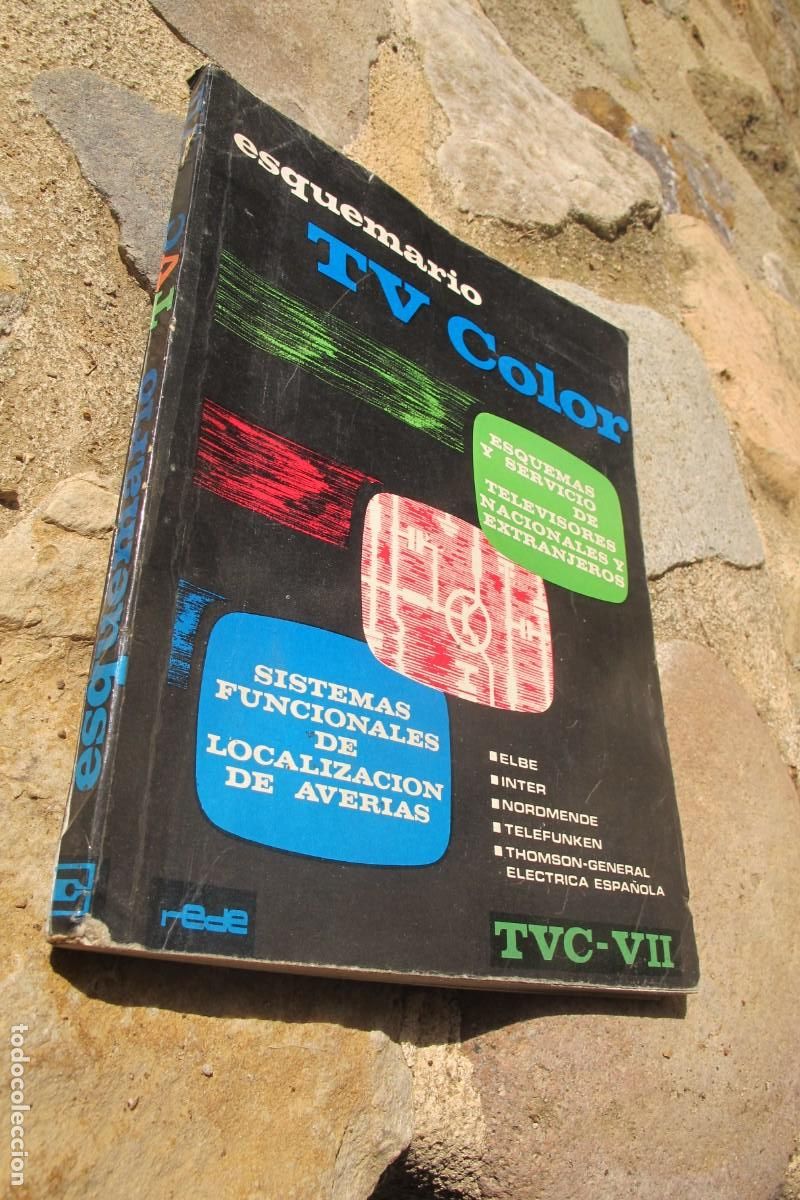Libros: ESQUEMARIO TV COLOR TVC - VII ESQUEMAS Y SERVICIOS DE TELEVISORES NACIONALES Y EXTRANJEROS