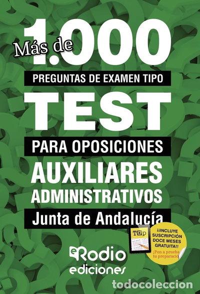 Libros: AUXILIARES ADMINISTRATIVOS. JUNTA DE ANDALUCIA- 9788418331909