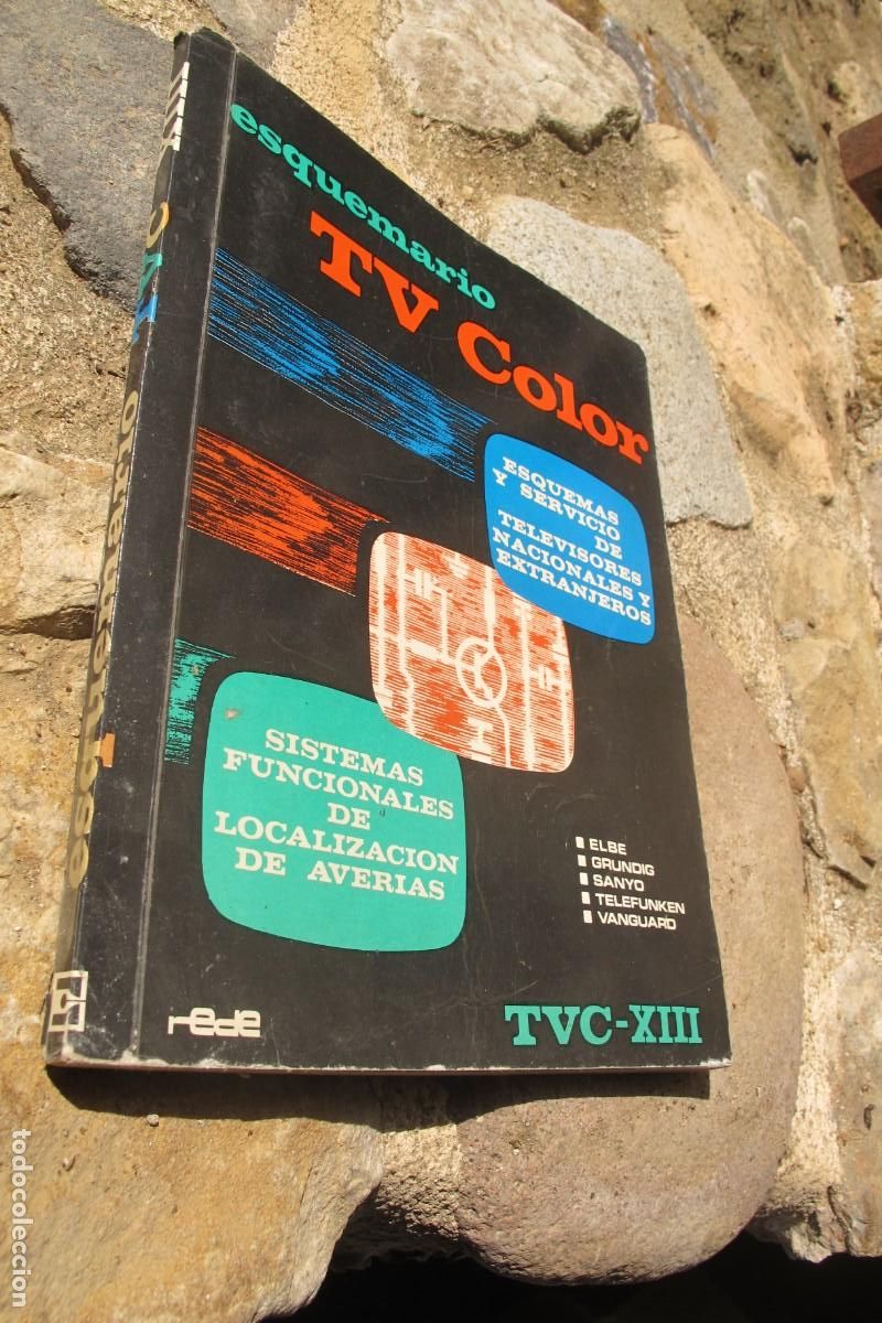 Libros: ESQUEMARIO TV COLOR TVC - XIII ESQUEMAS Y SERVICIOS DE TELEVISORES NACIONALES Y EXTRANJEROS