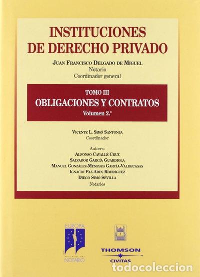 Livres: Instituciones de Derecho Privado. Tomo III. Obligaciones y contratos. Vol. 2&ordm;- 9788447023172