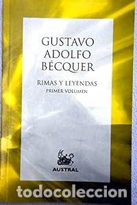 Libros: Gustavo Adolfo B&eacute;quer. Rimas y leyendas vol-1 - Gustavo Adolfo B&eacute;cquer tdk255