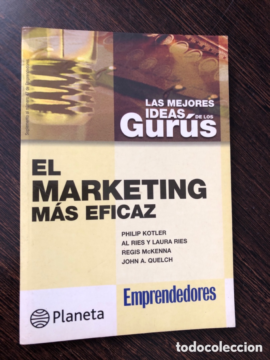 Livros em segunda m&atilde;o: EL MARKETING MAS EFICAZ LAS MEJORES IDEAS DE LOS GURUS EMPRENDEDORES PLANETA