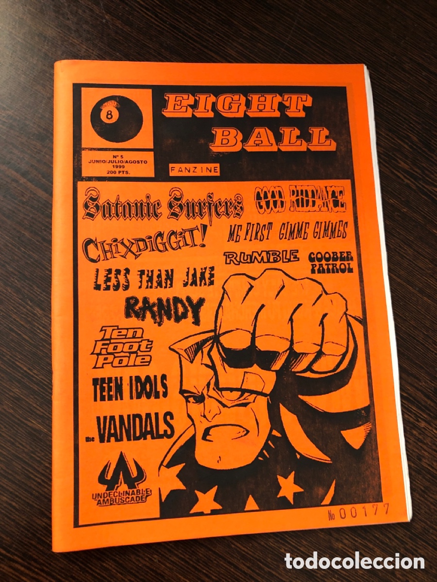 Libros: FANZINE MUSICAL DE 1999 EIGHT BALL NUMERO 5