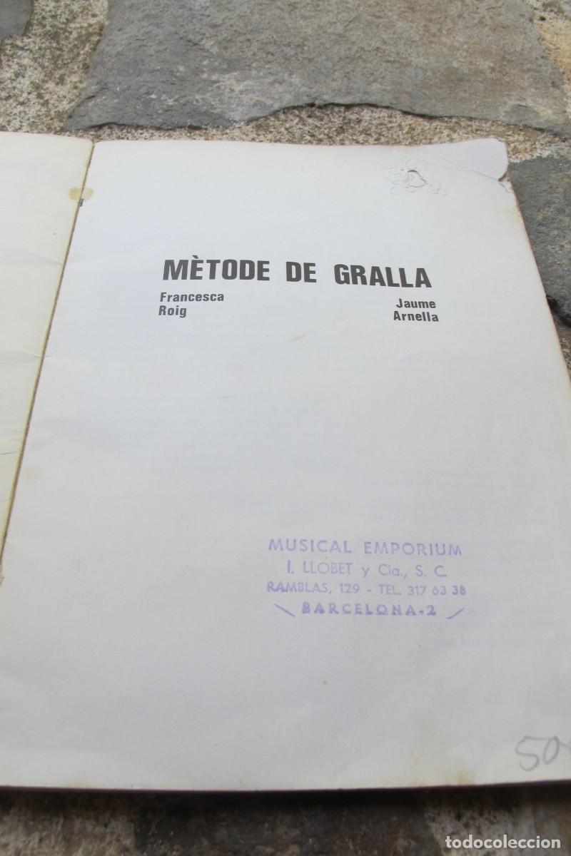 Libros: METODE DE GRALLA. JAUME ARNELLA - Foto 2