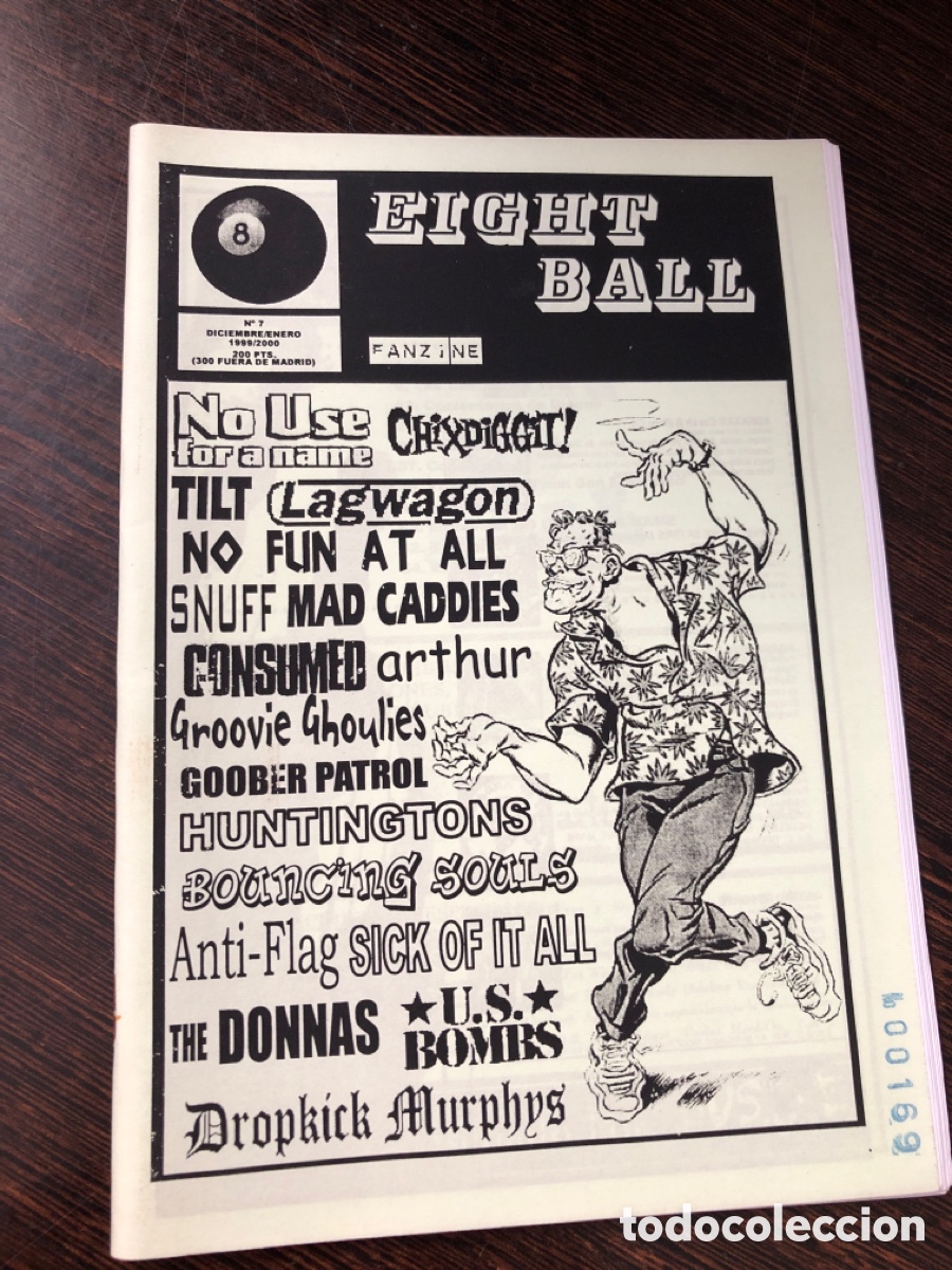 Libros: FANZINE MUSICAL DE 1999 EIGHT BALL NUMERO 7