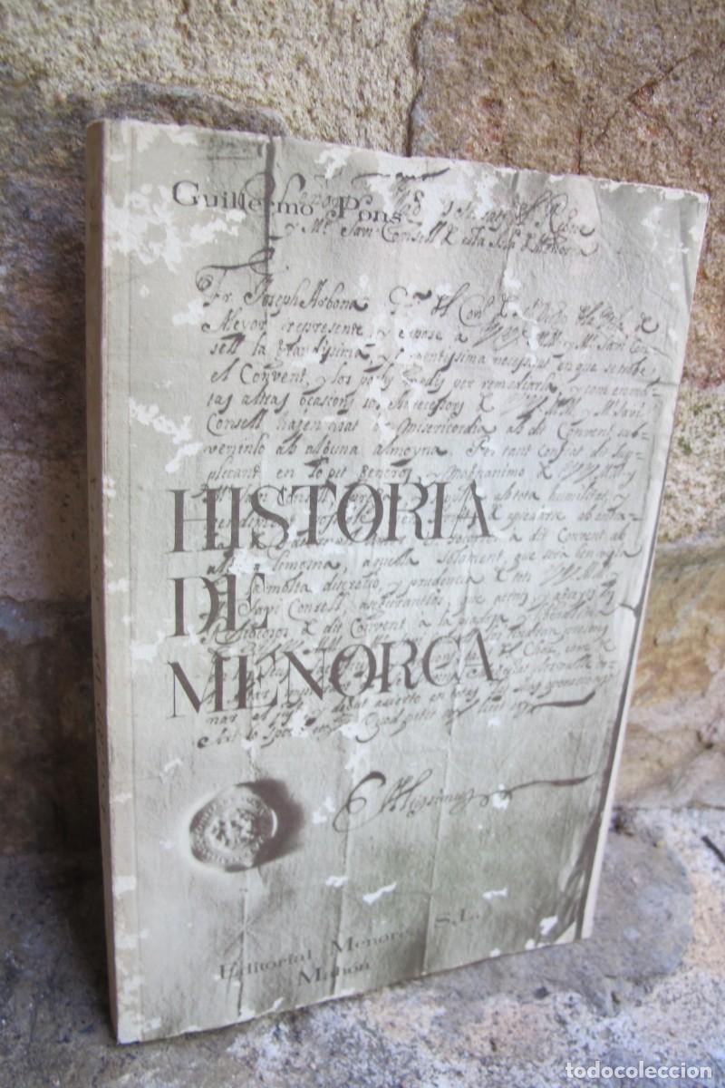 B&uuml;cher: HISTORIA DE MENORCA. GUILLERMO PONS. SINTESIS PARA SU DIVULGACION