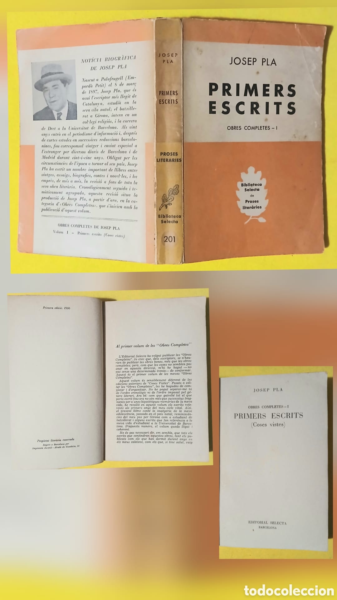Libros: Primers Escrits, Josep Pla - Foto 1