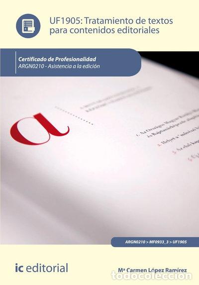 Libros: Tratamiento de textos para contenidos editoriales- 9788416207244