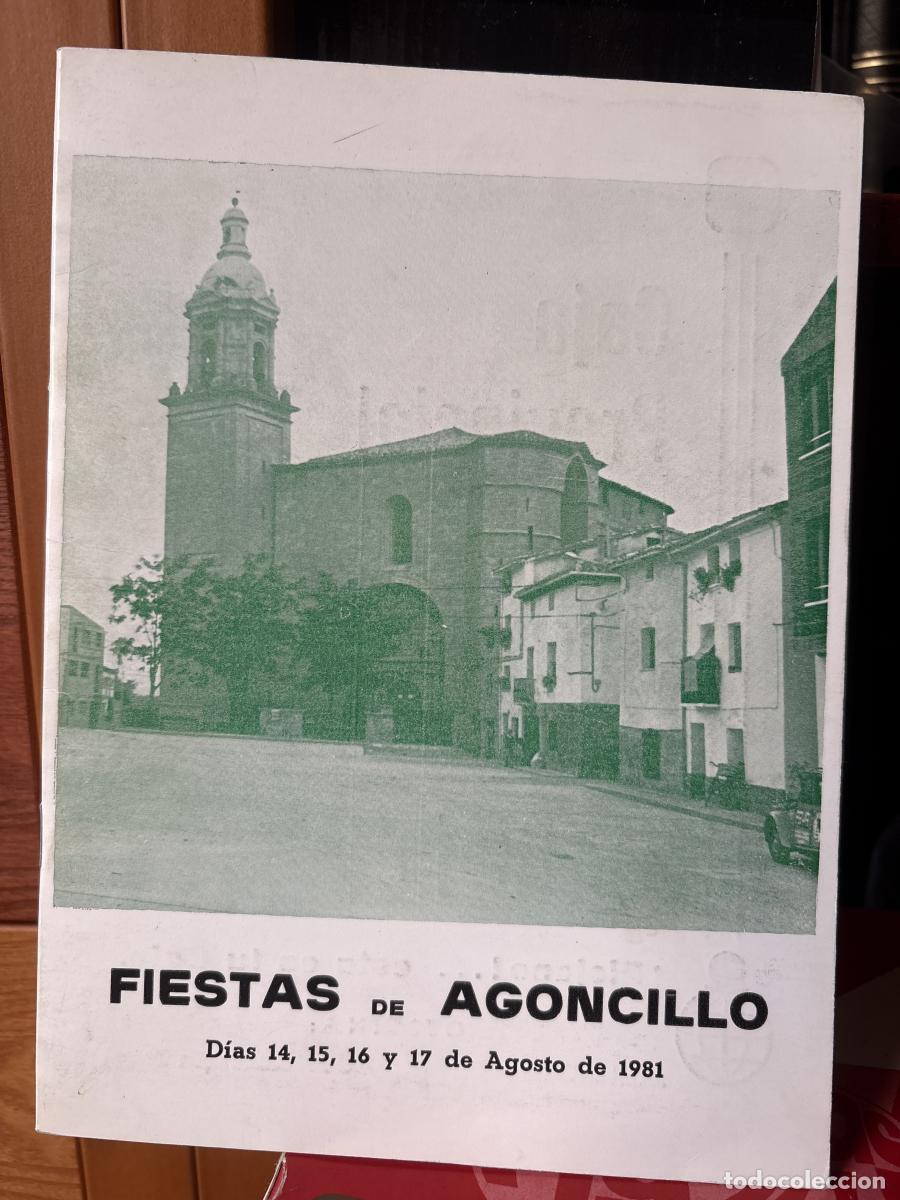 Libros: PROGRAMA DE FIESTAS DE AGONCILLO. SEPTIEMBRE 1983 - TDK362 - Foto 2
