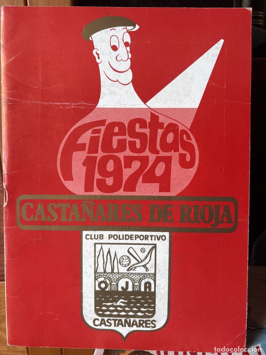 B&uuml;cher: PROGRAMA DE FIESTAS DE CASTA&Ntilde;ARES DE RIOJA 1974 - TDK362