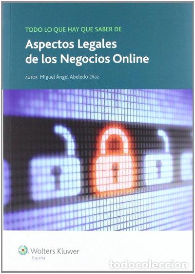 Libros: Aspectos legales de los negocios online- 9788493955915