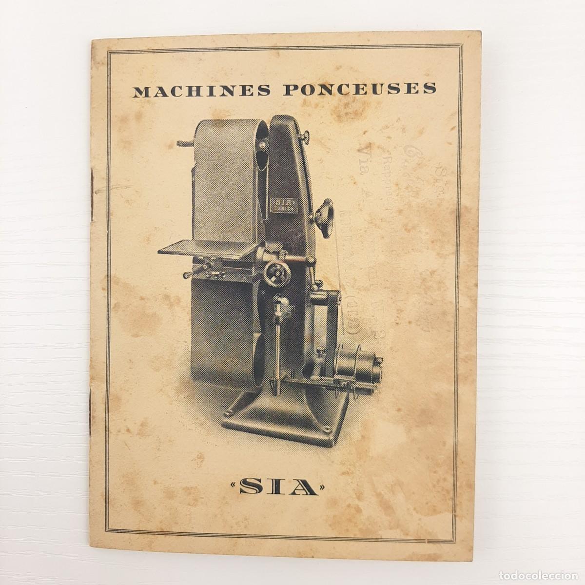 Livros em segunda m&atilde;o: Catalogo pubblicitario Machines Ponceuses - macchine levigatrici &rdquo;SIA&rdquo;