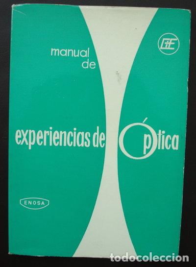 books: Manual de experiencias de &oacute;ptica- 9788450060300