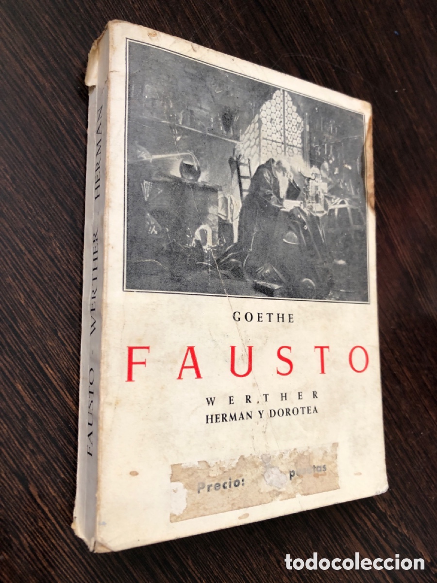 Libros: GOETHE FAUSTO WERTHER HERNAN Y DOROTEA - Foto 2