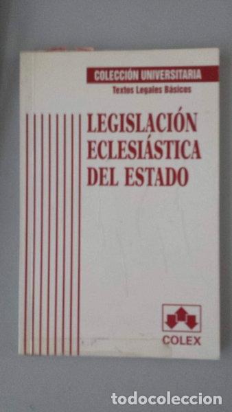 Livros em segunda m&atilde;o: Legislaci&oacute;n eclesi&aacute;stica del estado- 9788478793402