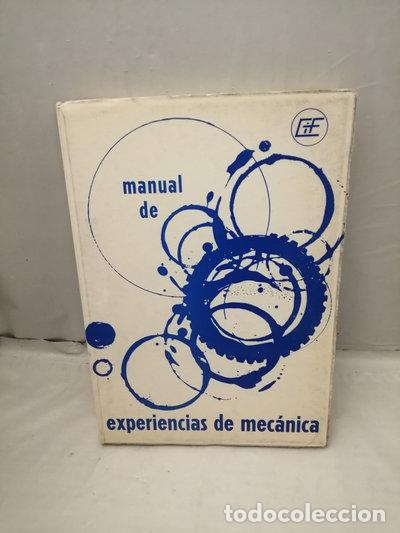 Livres: Manual de experiencias de mec&aacute;nica- 9788450060324