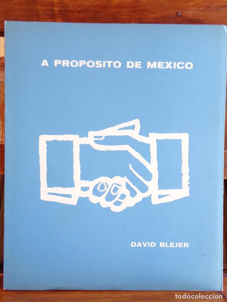 Libros: A PROP&Oacute;SITO DE M&Eacute;XICO - DAVID BLEJER