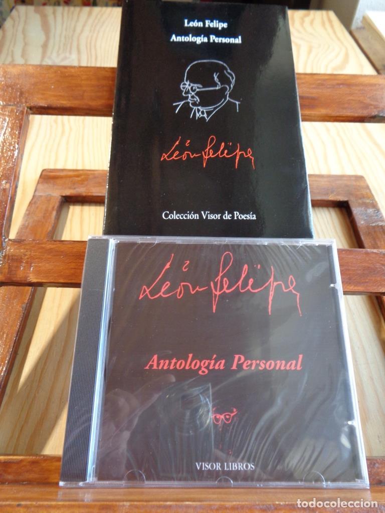 Libros: ANTOLOG&Iacute;A PERSONAL + CD (Poemas de Le&oacute;n Felipe le&iacute;dos por &eacute;l mismo). - LE&Oacute;N FELIPE