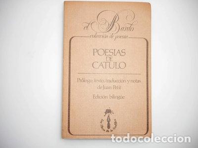 Libros: Poes&iacute;as de Catulo- 9788485709090