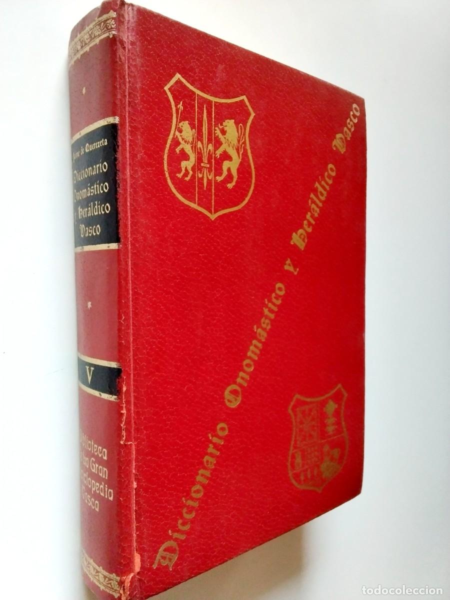 B&uuml;cher: Jaime de Querexeta - Faustino Men&eacute;ndez Pidal de Navascu&eacute;s - Diccionario onom&aacute;stico y her&aacute;ldico vasco