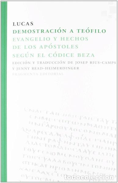 books: Demostraci&oacute;n a Te&oacute;filo- 9788492416523