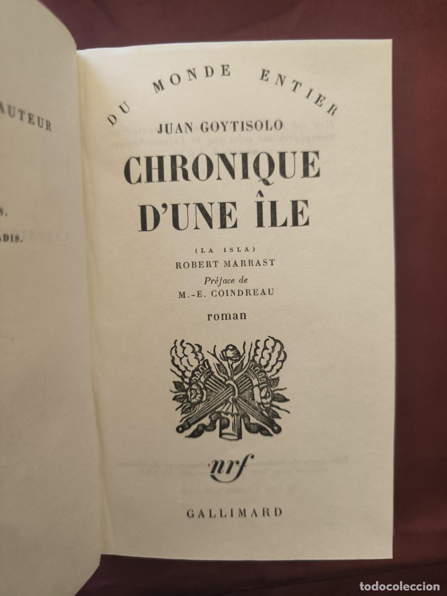 Libros: Chronique d'une &icirc;le (T&iacute;tulo original en espa&ntilde;ol: La isla). - Juan Goytisolo Gay.