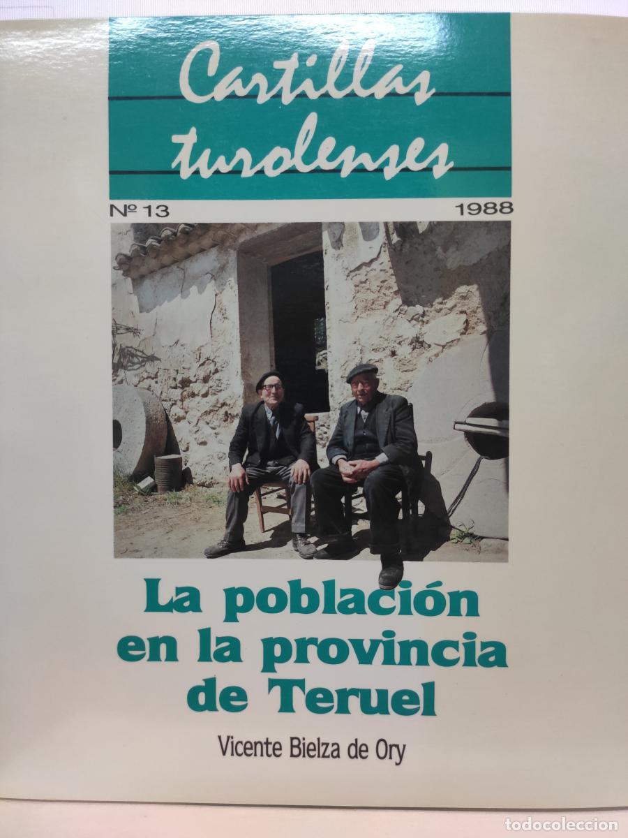 Libros: LA POBLACI&Oacute;N EN LA PROVINCIA DE TERUEL. - Vicente Bielza de Ory.