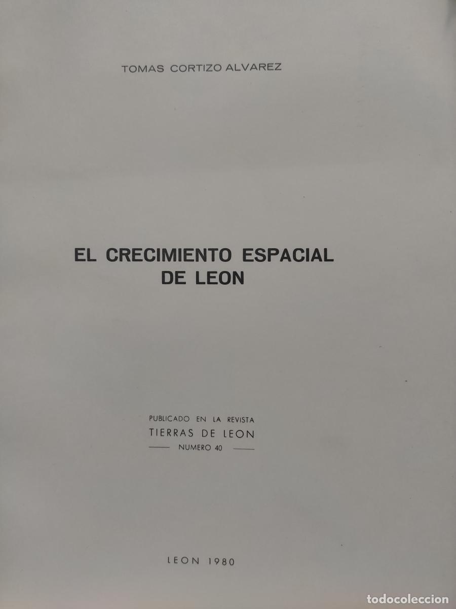 Libros: EL CRECIMIENTO ESPACIAL DE LE&Oacute;N. - Tom&aacute;s Cortizo &Aacute;lvarez.